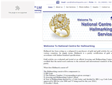 Tablet Screenshot of hallmarkingcentre.com